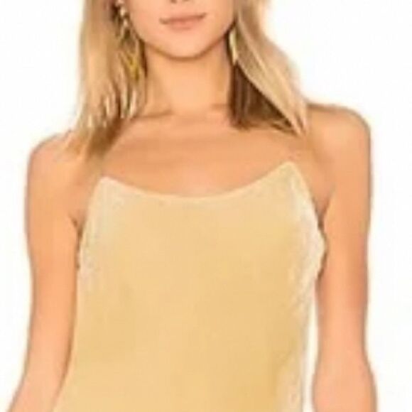 NWT Vince Velvet Cami Dress Dill Medium Revolve - Picture 3 of 13